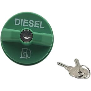 Locking Diesel Fuel Gas Cap For Diesel Tank Replacement for Chevy Silverado Dodge Ram Ford GMC Sierra GMC Etc Car Fuel Cap, Replace# 10591D, 9MGC791, MGC791, 31778D, 35039D