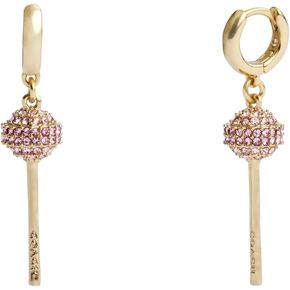 COACH Womens Lollipop Charm Huggies