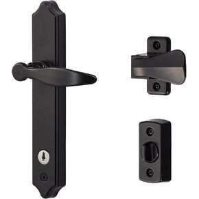 Ideal Security Inc. SK1215W ML Lever Set with Keyed Deadbolt, 2-Posts with Tie-Down Screw, White,
