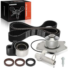 A-Premium Engine Timing Belt Kit with Water Pump Compatible with Chrysler 300M 2003-2004, Pacifica 2004-2005, Concorde 2003-2004, Intrepid 2003-2004 & Dodge Intrepid 2003-2004 - 3.5L