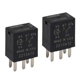 Automotive Relay 12077866 (Set of 2)，5-Pin 12V Automotive Relay，Replacement for Relay 5810-0202, 7866，Compatible with Buick,Cadillac, GMC