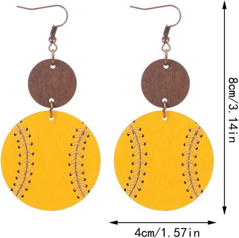 Heart Ball Sports Stud Earrings Ball Game Heart Shaped Basketball Volleyball Baseball American Football Stud Earrings for Women in Saudi Arabia