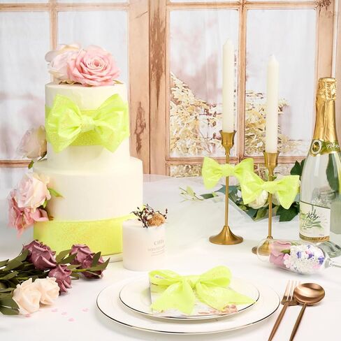 Lavender Purple Glitter Wired Ribbon 2.5 Inch x 10 Yard Purple Wired Ribbon for Wreaths and Bows, Crafts and Floral Supply, Lilac Spring Ribbon, Summer Ribbon, Wedding and Baby Shower in Kuwait