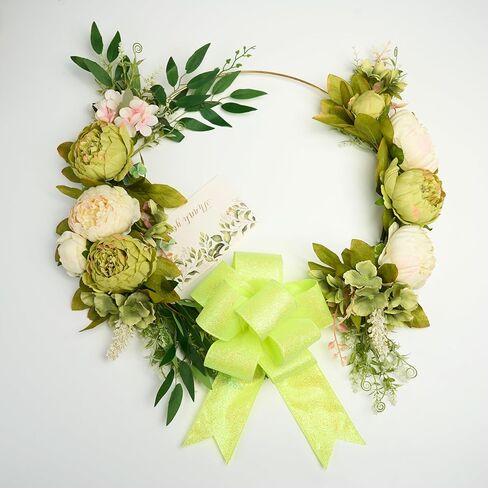 Lavender Purple Glitter Wired Ribbon 2.5 Inch x 10 Yard Purple Wired Ribbon for Wreaths and Bows, Crafts and Floral Supply, Lilac Spring Ribbon, Summer Ribbon, Wedding and Baby Shower in Kuwait