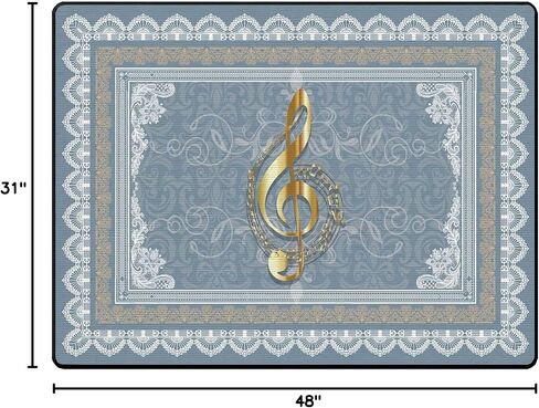 Drum Rug, Drum Set Carpet,Bedroom Living Room Decor,Soundproof Rug Pads Drum Accessories for Drum Set,Non-Slip Carpet,Great Gift for Drummers,100% Polyester(A,2.6 * 4ft) in Kuwait