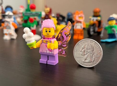 LEGO City Town Minifigure - Butterfly Girl (with Butterfly Wings & Ice Cream Treat) Very Cute in Saudi Arabia