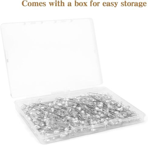 300 Pcs Bouquet Pins Flower Pin,3 Styles Pearl Head Pins,Diamond Pins for Bouquets,Bouquet Pins,Crystal Head Corsage Pins for Jewelry,Making Sewing,Wedding Floral Decorations and DIY Crafts in Saudi Arabia