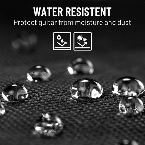 CAHAYA Bass Guitar Bag Gig Bag 0.3inch Padding Black Padded Backpack Soft Electric Bass Case Green CY0292 in Kuwait