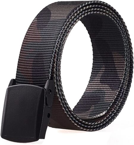 Nickel Free Belt for Men Non Metal Tsa Approved Airport Security Friendly Plastic Belt 1.5'' Wide in Saudi Arabia