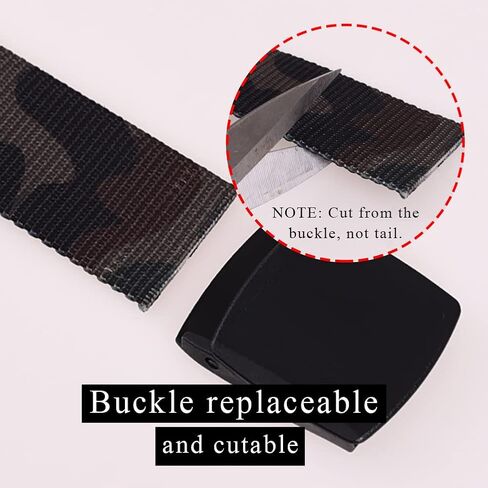 Nickel Free Belt for Men Non Metal Tsa Approved Airport Security Friendly Plastic Belt 1.5'' Wide in Saudi Arabia