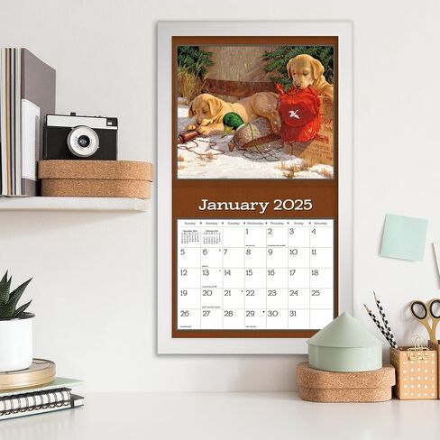 LANG Puppy 2025 Wall Calendar (25991001937) in Saudi Arabia