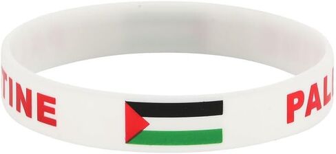 Pingyongchang Free Palestine Silicone Bracelet Handmade Adjustable Braided Palestinian Flag Rope Bracelet for Women Men Save Gaza Support Palestine Jewelry in Saudi Arabia