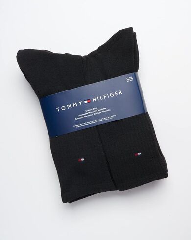 Tommy Hilfiger Men's Athletic Socks - Cushioned Crew Socks (5 Pack) in Saudi Arabia