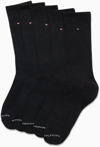 Tommy Hilfiger Men's Athletic Socks - Cushioned Crew Socks (5 Pack) in Saudi Arabia