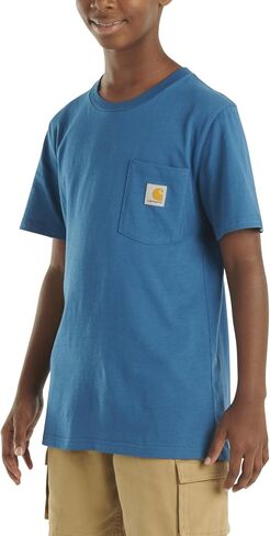 تي شيرت Carhartt للأولاد بأكمام قصيرة وجيب in Saudi Arabia