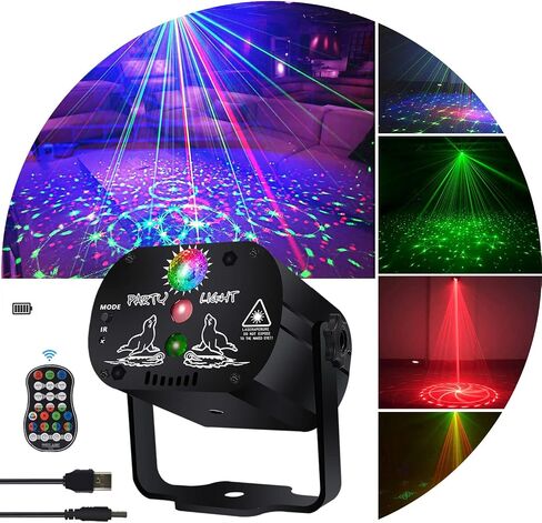 KisMee Stage Lights DJ Club Disco Party Lights Strobe Lights Sound Activated for Xmas Bar Halloween Decorations Karaoke Pub KTV Dance Gift Birthday Wedding in Saudi Arabia