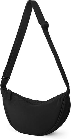 Crossbody Bag Hobo Sling Crescent Bag Women Men Trendy Small Shoulder Bag Purse Dumpling Bag Casual Handbag Adjustable Strap in Saudi Arabia