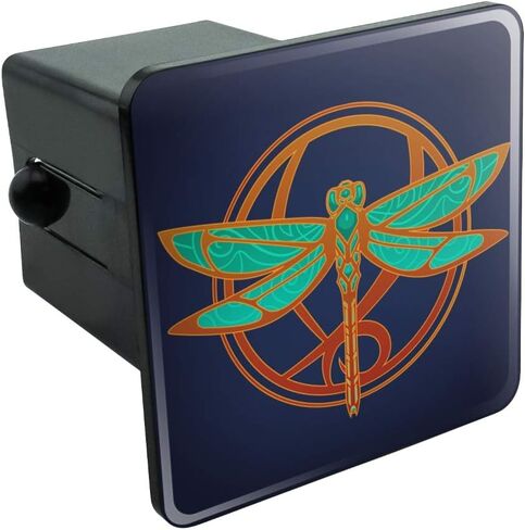 GRAPHICS & MORE Dragonfly Elegant Tow Trailer Hitch Cover Plug Insert 1 1/4 inch (1.25") in Saudi Arabia