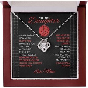 Volleyball Necklace, Volleyball Gifts For Teen Girls, Volleyball Gifts For Girls, Volleyball Jewelry, Personalized Necklaces For Girls, Gift For Daughter, Birthday Gifts For Daughter