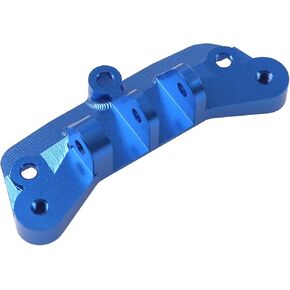 2Pcs Vgoohobby Aluminum Alloy Upper Tie Rod Mount Fixed Pull Rod Bracket Base Compatible with 1/8 Losi LMT 4WD Solid Axle RC Monster Car (Red)