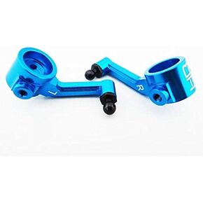 Hot Racing ECT2106 Aluminum Steering Blocks (blue) - ECX 2WD