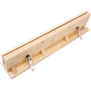 Leather Craft Hand Stitching Pony Horse Leather Clamp, Hand Stitched Sewing Horizontal Leathercraft Wooden Table Clamp Stitching Tool for DIY Craft