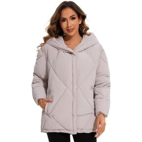 R RAMBLER 1985 Womens down coats fur hood mid length thick winter warm wool Jacket for ladies outerwear
