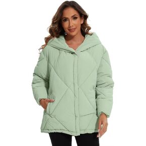R RAMBLER 1985 Womens down coats fur hood mid length thick winter warm wool Jacket for ladies outerwear
