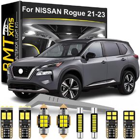 LED Interior Light Kit Replacement for NISSAN Rogue 2021 2022 2023, Super Bright 6003K White
