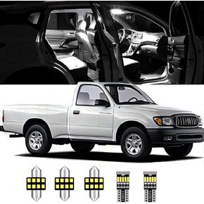 AWALITED 8pcs Tacoma Interior LED Lights Kit Super Bright LED Map Dome Light Bulbs for 1996 1997 1998 1999 2000 2001 2002 2003 2004 Toyota Tacoma all models