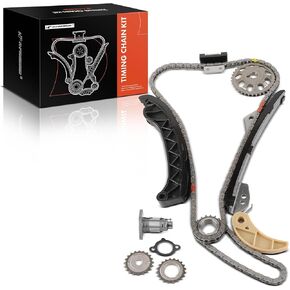 A-Premium 11PCS Engine Timing Chain Kit W/Sprocket & Tensioner & Guide Compatible with Toyota & Lexus - Prius 2010-2019, Prius Plug-In 2013-2015, Prius Prime 2017-2019, Prius V, CT200h - L4 1.8L