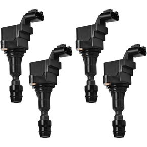Set of 4 UF491 Ignition Coil Pack Compatible with Buick GMC Pontiac Chevy Equinox HHR Malibu Cobalt Saturn Aura Ion Sky Vue 2.0L 2.2L 2.4L L4 Replaces DG508 D522C 52-1850 DG481