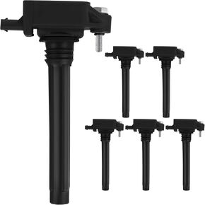 OCPTY Set of 6 Ignition Coils Pack Compatible with OE 0221504032 UF648 C1791 Fits for Chrysler for Dodge for Jeep for Ram 3.6L V6 5C1848 GN10616 2505-484816 GN10616