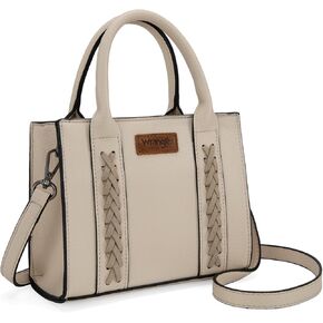 Wrangler Mini Crossbody Purse for Women Cute Small Tote Bag Shoulder Handbag Ladies Top Handle Satchel with Adjustable Strap