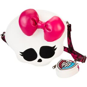 Loungefly Monster High Skullette Figural Crossbody with Coin Bag