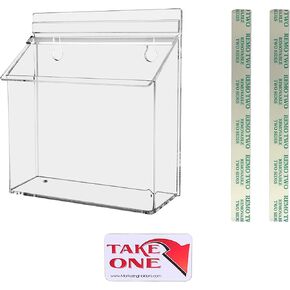 Outdoor Brochure Holder Clear Acrylic by Marketing Holders (7.5" x 5.5")