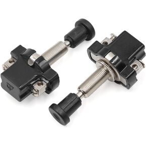 uxcell 2 Pcs 8mm Thread Mount Electrical Car ON-OFF Push-Pull Switch DC 12V Replacement