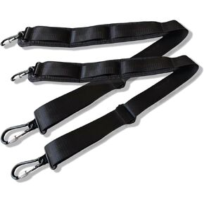 yinfente 2pcs Replacement Shoulder Strap Padded Universal Adjustable Bag Strap with Hooks for Laptop Violin case