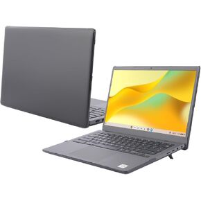 mCover Hard Case ONLY Compatible for 2023 14" Dell Latitude 3445 Chromebook （with AMD CPU and 180-degree Hinge Laptop Computer (NOT Fitting Any Other Dell Models) - Black