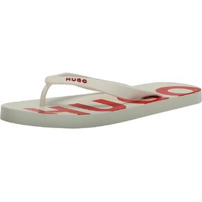 HUGO Men's Big Logo Flip Flops