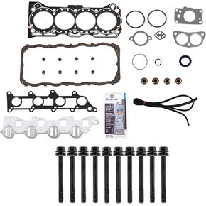CPWK449 Head Gasket Set Bolt Kit Fits: 89-95 Geo Tracker Suzuki Sidekick 1.6L SOHC 8v G16KC