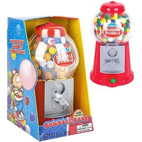 Gumball Machine Bank and Coin Bank Toy for Kids, Gum Balls Included, 8.5" (Single)