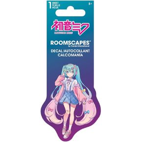 Hatsune Miku - White Vinyl Die-Cut - 4 Color Decal White Vinyl Die-Cut Decal - 4 Color