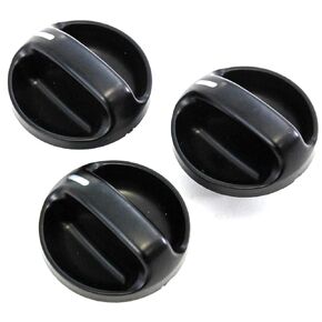 Unifizz Set of 3 Car Control Knobs Dials Heater AC or Fan Replacement Full Air Conditioner fit for to-y-o-ta Tundra Truck 2000-2006