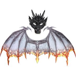Halloween Dragon Wings Carnival Masquerade Adult Decoration Non-Woven Dragon Wings Cosplay Photo Wing Props