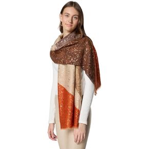 Paisley Soft Shawl Wrap for Women Lightweight Luxurious Colors Scarf Stole for Casual Party Night Evening Dress