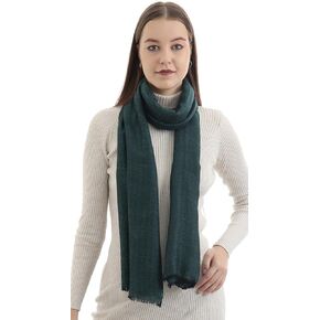 EH Wool Silk Scarf, herringbone, airy light, large, warm, travel, unisex scarf stole wrap pashmina
