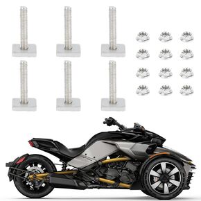 PSLER Rearview Mirror Screws Nut Mirror Locks Fit for Spyder F3 F3T LTD Touring Limited 2016-2023 RT 2021-2022 Accessories
