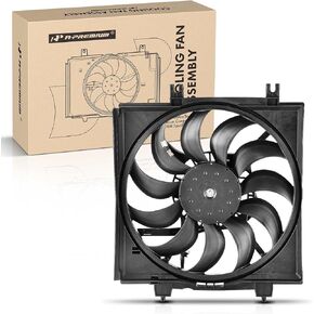 A-Premium Right A/C Condenser Fan Assembly Compatible with Select Subaru Models - Forester 2014-2018, WRX 2015-2021 - Replace# 73310SG000