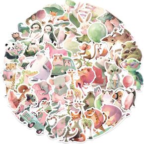 Funny Chicken Stickers for Teens Boy Girls Kids Cartoon Hen Stickers Rooster Vinyl Waterproof Stickers Lovely Cartoon Chicken Decals Pack for Party Supplies School Reword